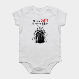 Trapped in the Curse of Slender Man: A Never-Ending Nightmare Baby Bodysuit